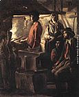 Louis Le Nain Blacksmith at His Forge painting